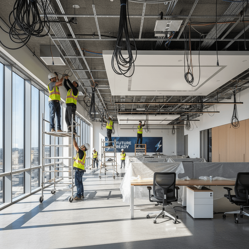 Commercial electrical installation